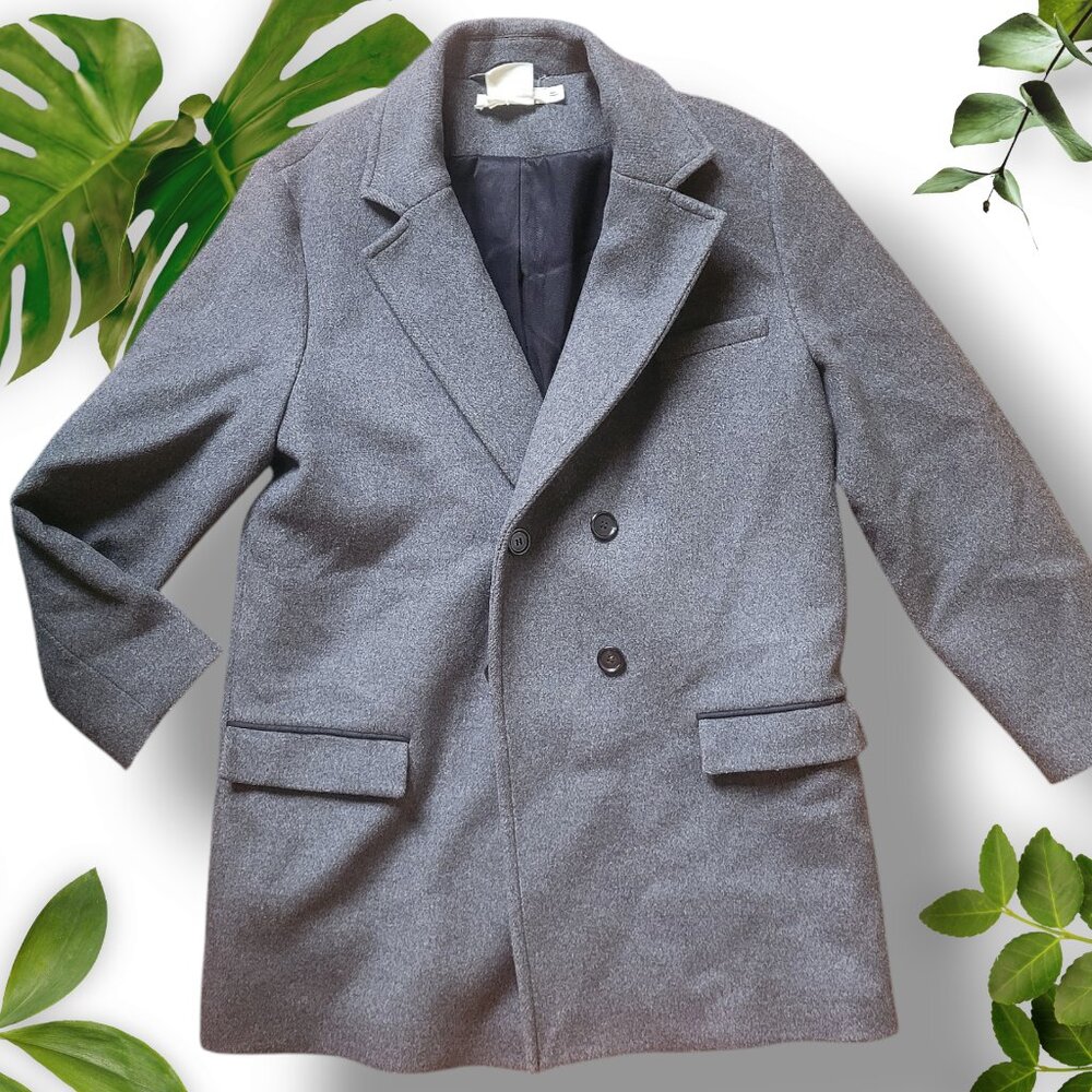 Isabel Marant X H&M Grey Wool Coat, Sz 10